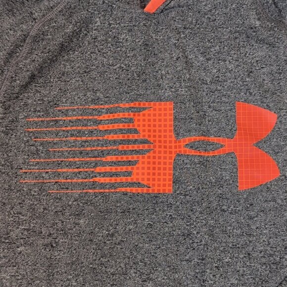 Under Armour Loose Fit Threadborne Hoodie Athletic HeatGear Hooded Sporty Top - Picture 3 of 9